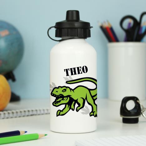 Personalised Dinosaur Drinks Bottle Extra Image 2